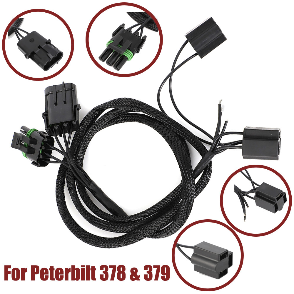 Headlight Wiring Harness Fits For Peterbilt 378 & 379 1988 thru 2007 127 119 BBC