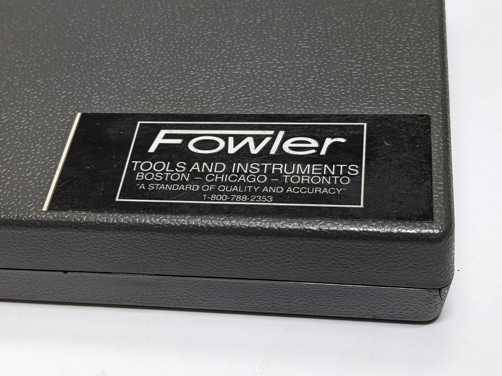 FOWLER 52-440-777 Dial Protractor (NEW).