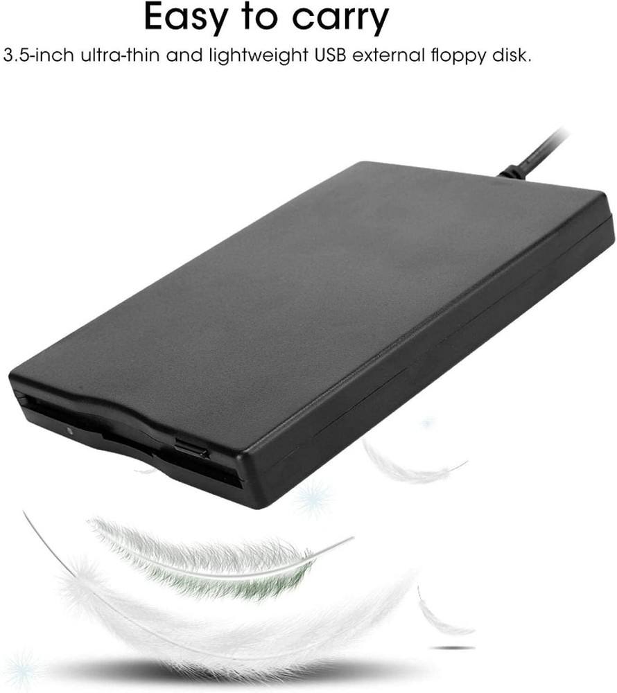 Portable USB Floppy Drive 3.5 Inch Card Reader Computer Accessory USB External
