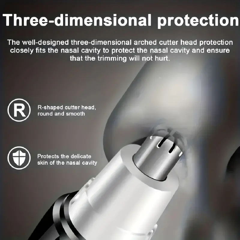 Electric Nose Ear Hair Trimmer Face Eyebrow Mustache Beard Shaver Clipper Unisex