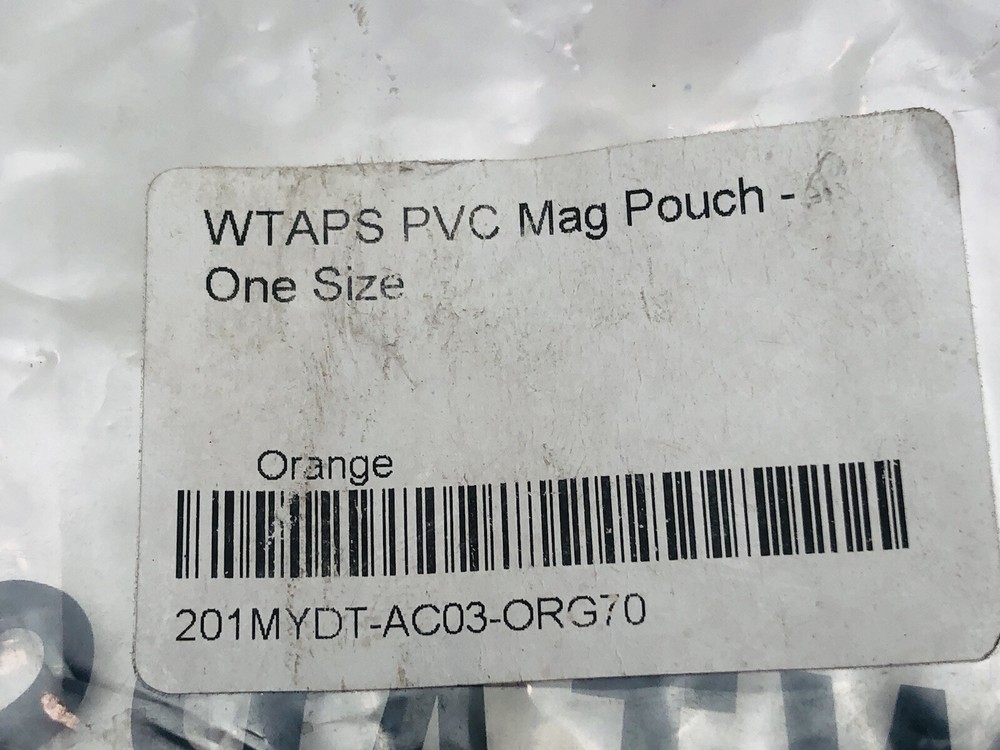 WTAPS PVC Mag Pouch Orange 201MYDT-AC03-OR70