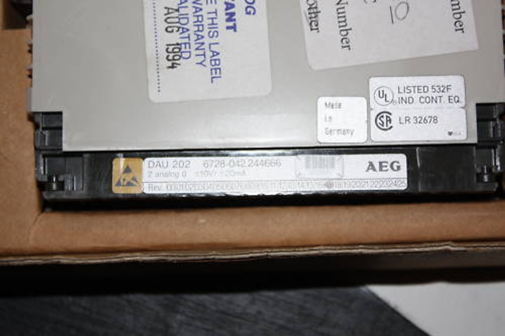 Modicon AEG AS BDAU 202 Analogue output module