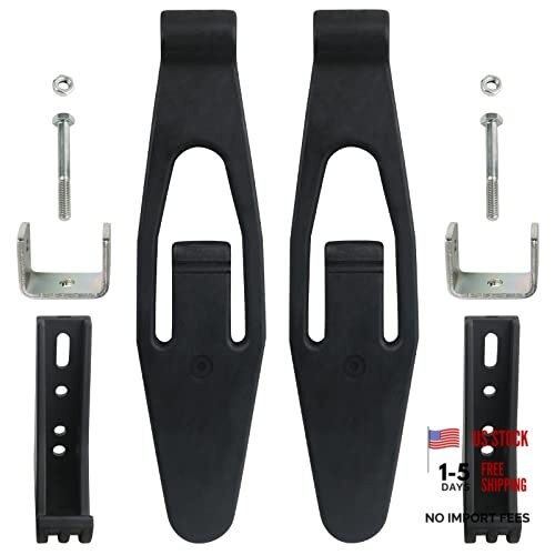 Hood Latch Strap with Catch Bracket Kit 2 Pack Compatible with Standard 2sets