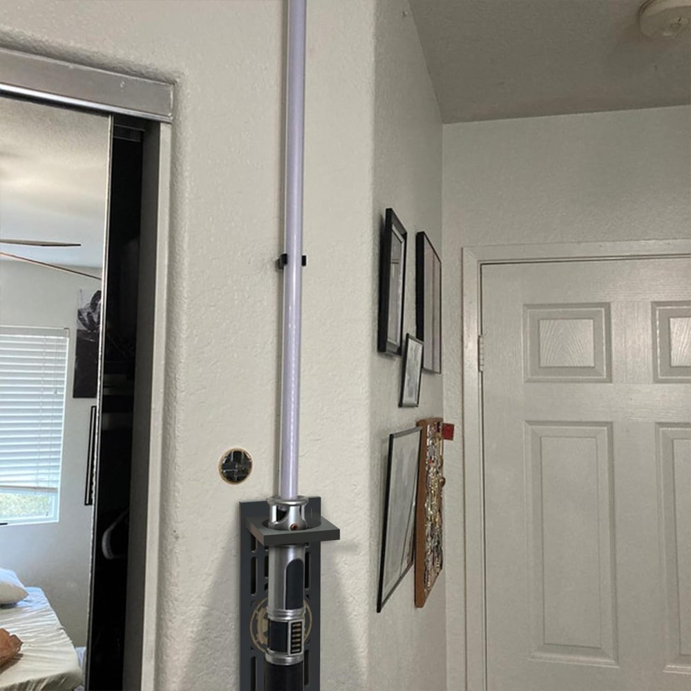 Lightsaber Wall Mount, Lightsaber Stand with Pattern, Lightsaber Wall Mount