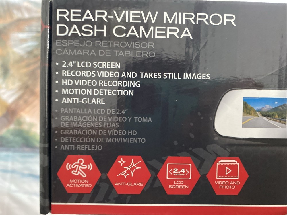 Nitro 4 X 4 Rear View Mirror Dash Camera Plus Backup Camera - BRAND NEW e2