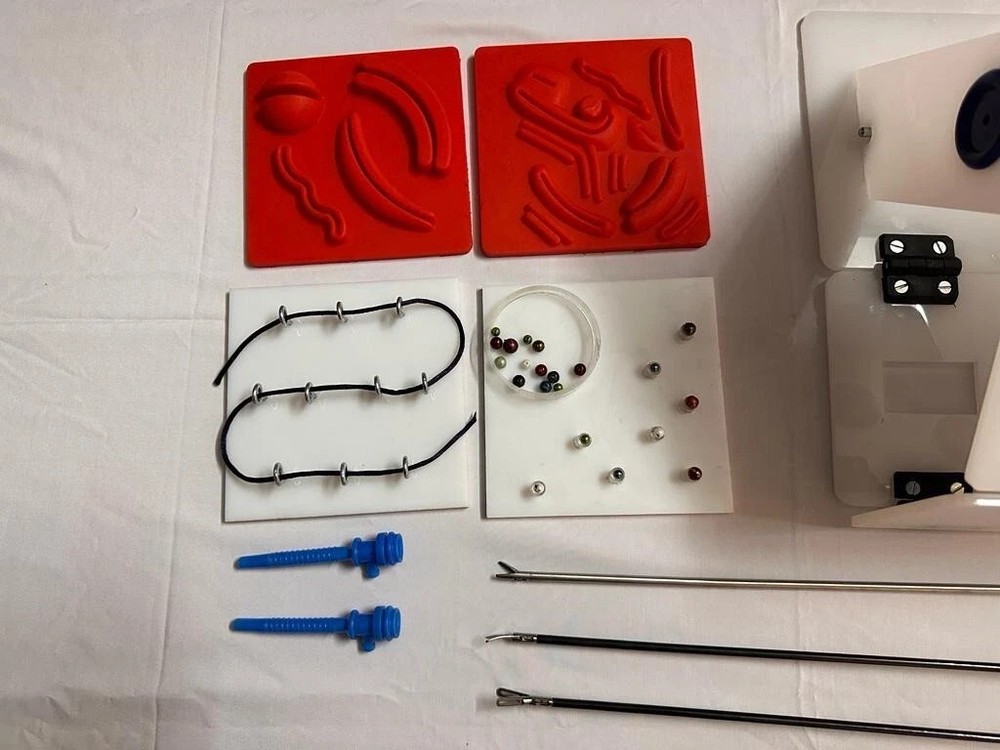 Laparoscopic Simulator Training Box Endo Trainer Foldable Instrument Set Kit