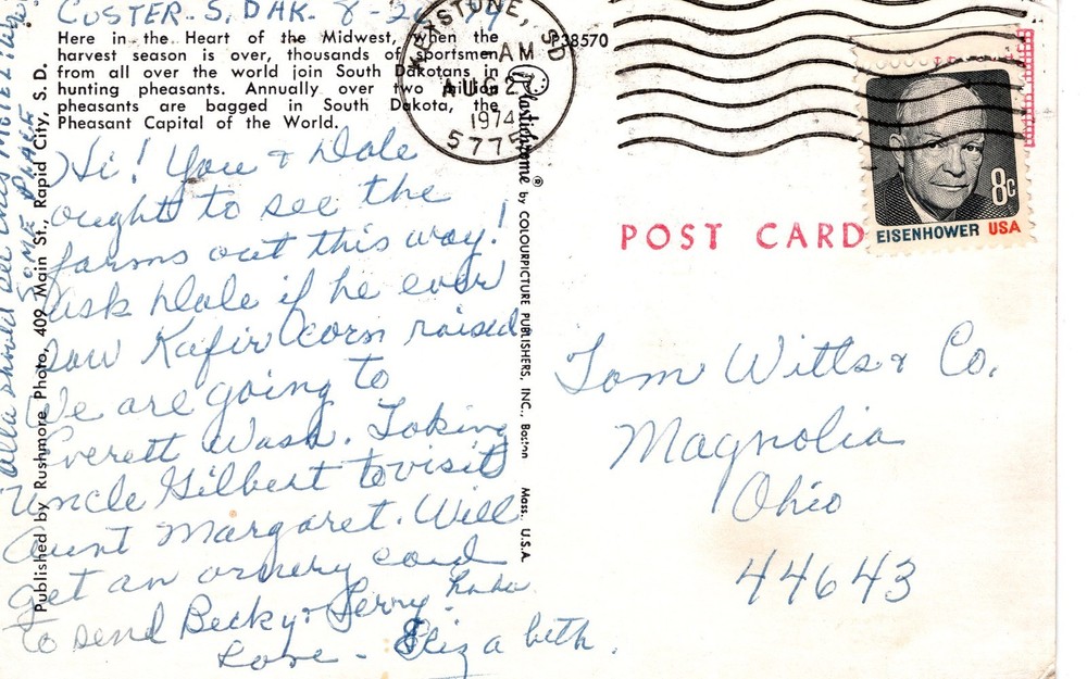 GREETINGS FROM CHAMBERLAIN, S.D. - PC7178