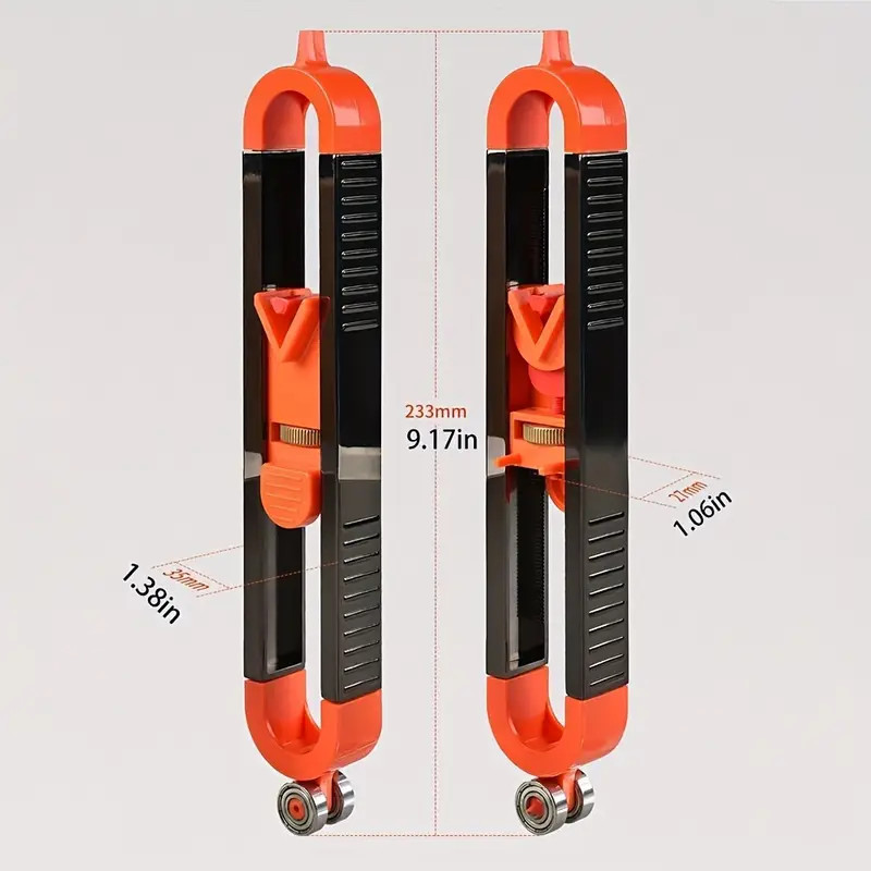 1Pcs Profile Scribing Ruler Contour Gauge Locking Precision Template Copy Tool