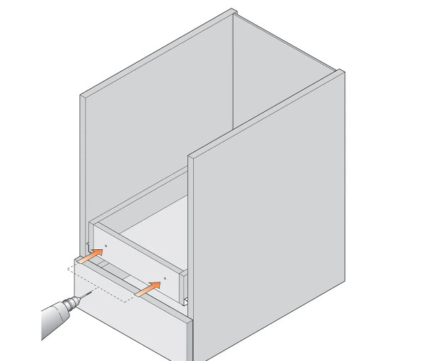 Blum Marking Template, for TANDEM Drawer Front Adjuster quantity 1