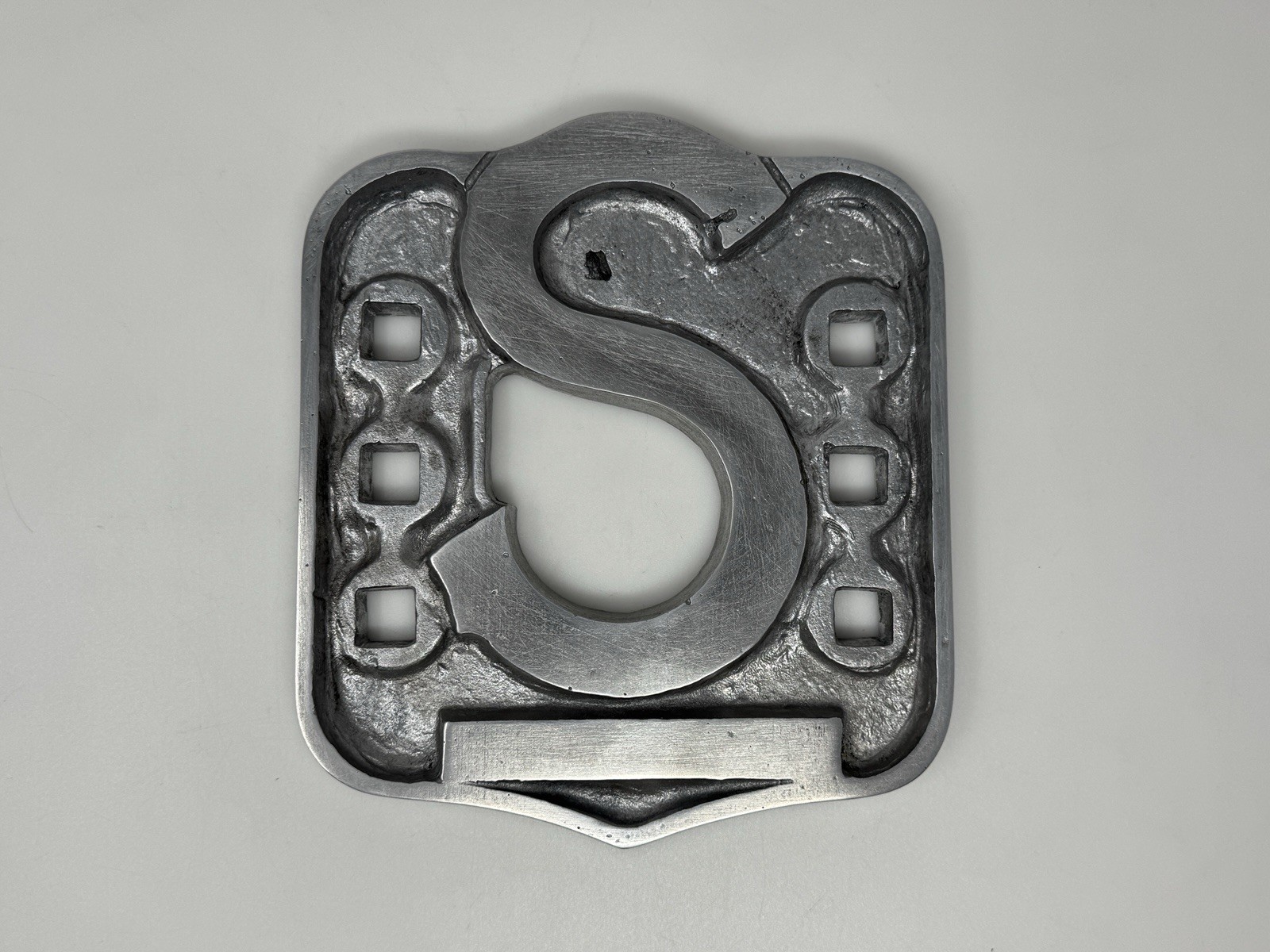 SEAGRAVE Fire Truck Front Bumper Emblem Nameplate Logo Badge Firetruck Metal