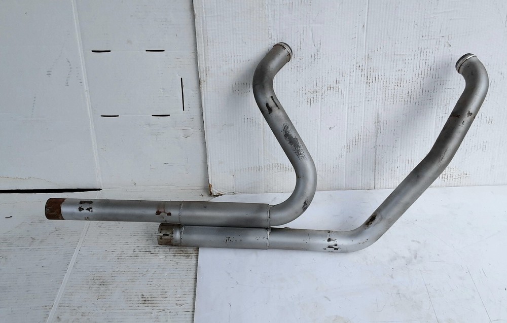 Harley Gray Header Exhaust Pipe