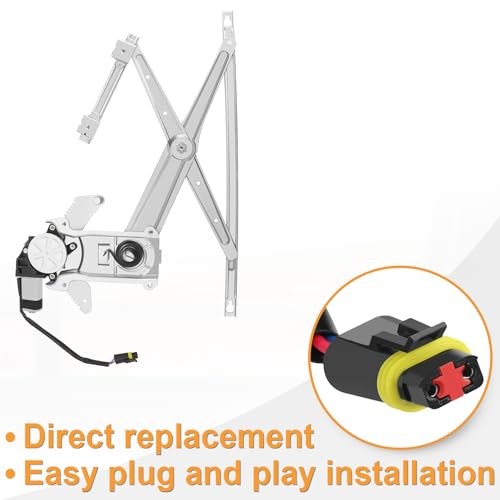 Power Window Regulator with Motor Replacement for 94-02 Dodge Front Driver Side