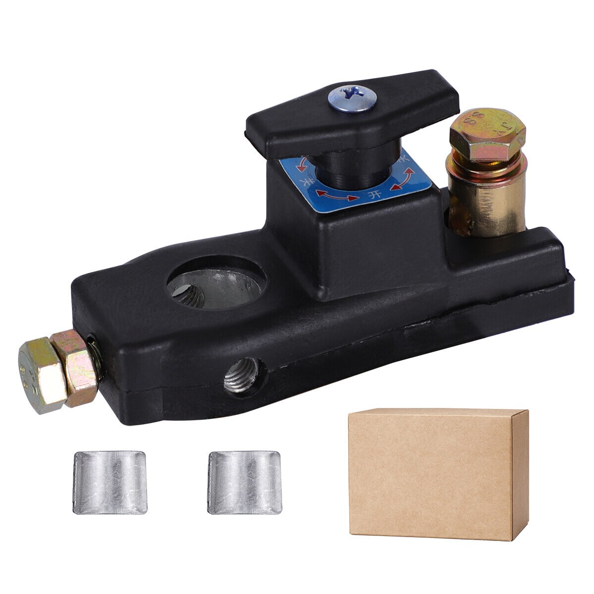 2PCS Car Battery Disconnect Isolator Cut Off Switch 12-24V Battery Terminal US