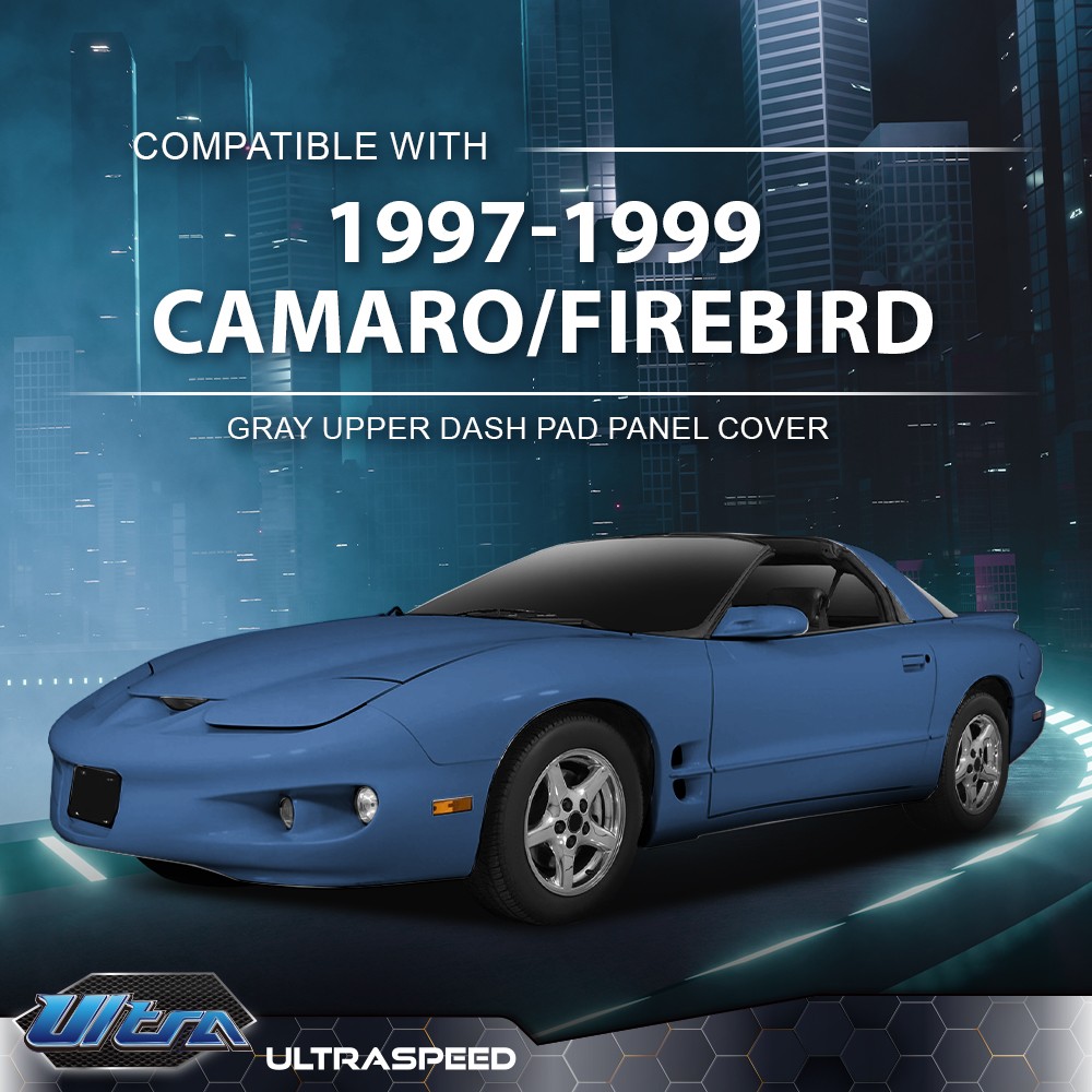 Upper Dash Pad Panel Replacement Fit For 1997-1999 Camaro Firebird Dark Gray New