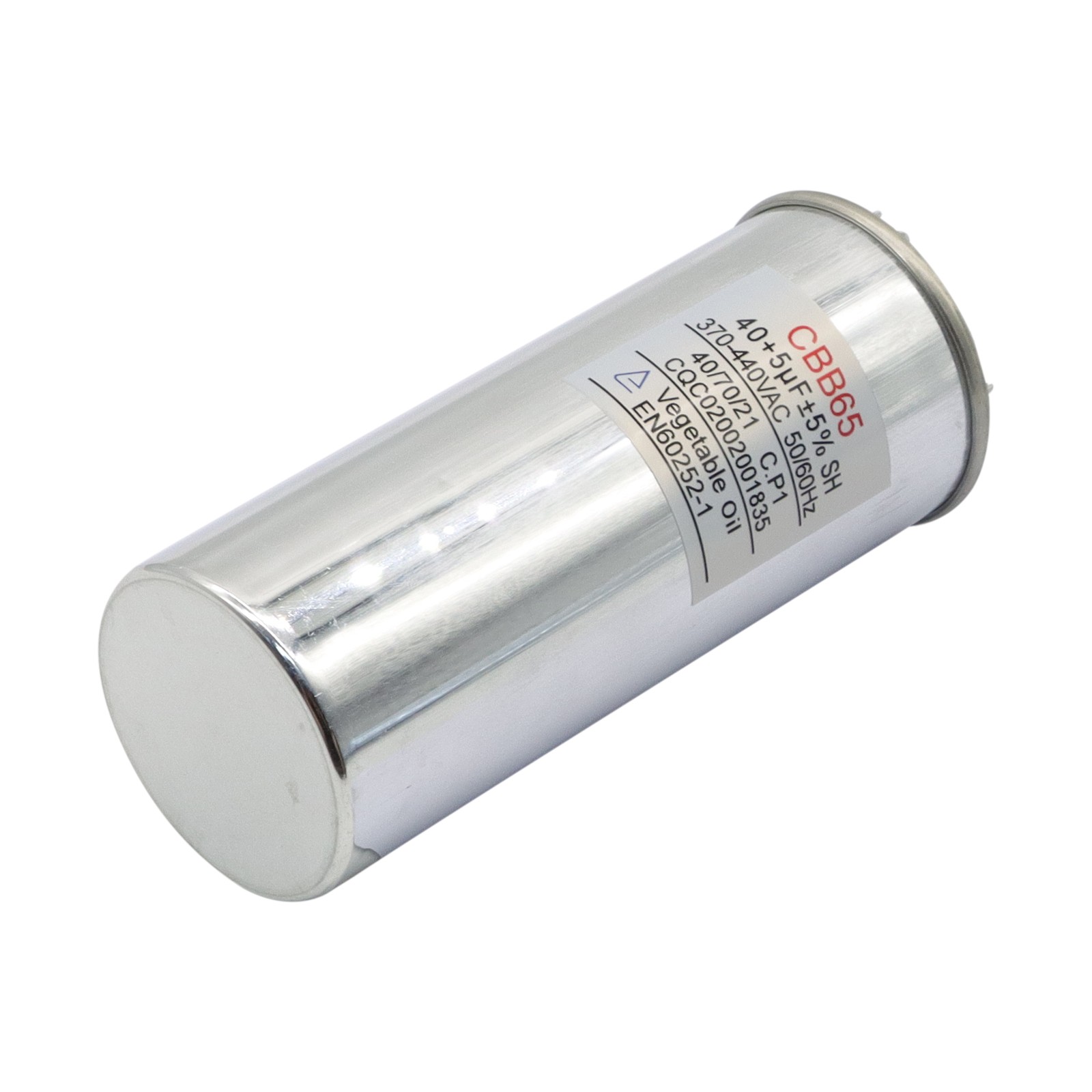 40/5 uF 40+5 MFD Capacitor 370 or 440 VAC Dual Run Capacitor AC Universal