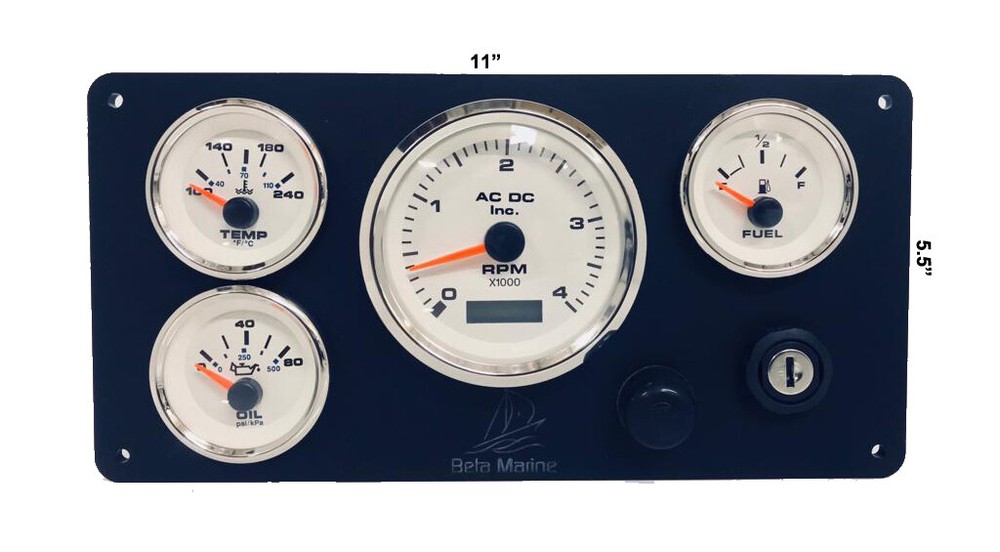 Marine engine instrument panel-Beta Boat Engines