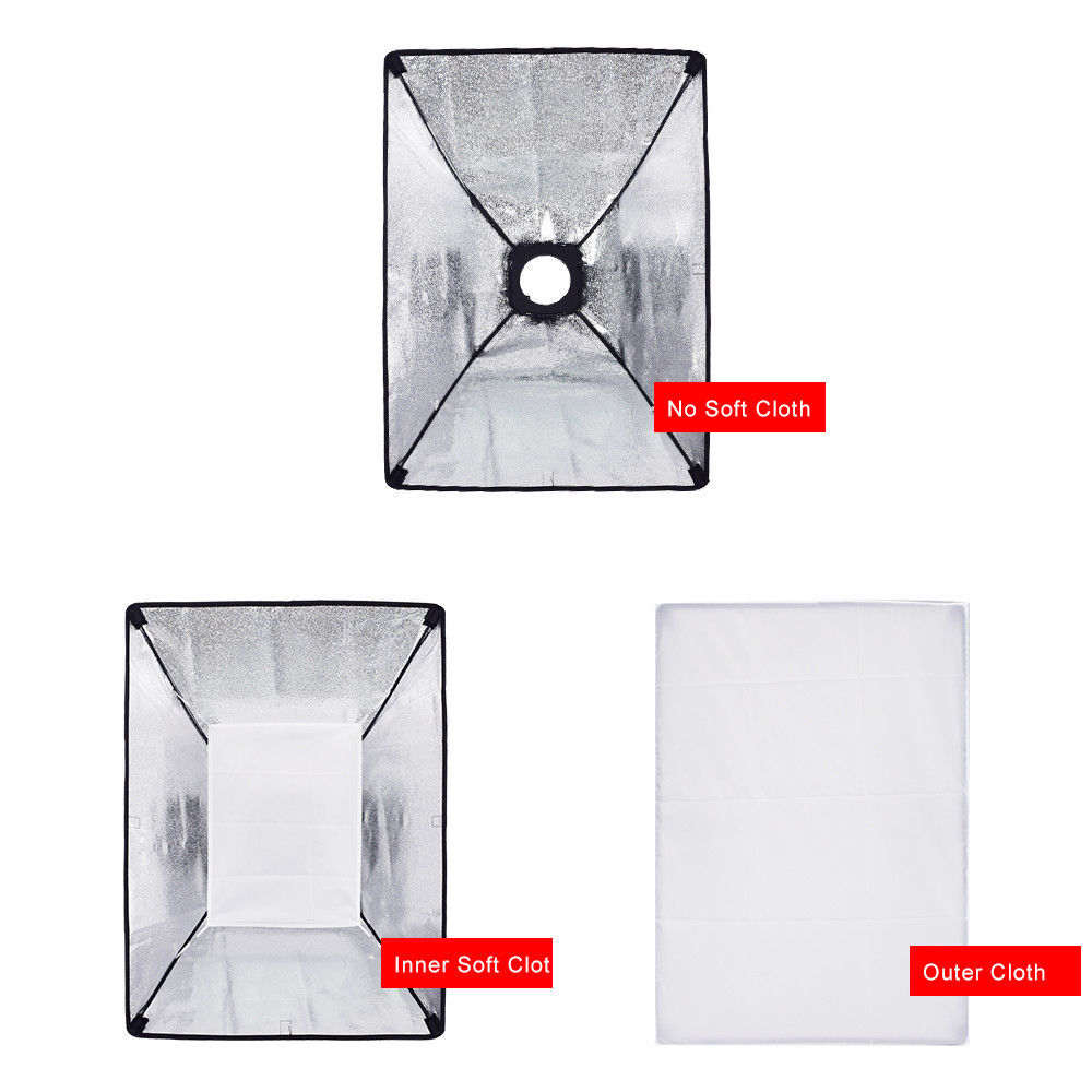 Godox Softbox 50x70cm w/Universal Mount for Photo Studio Mini Flash Strobe Light