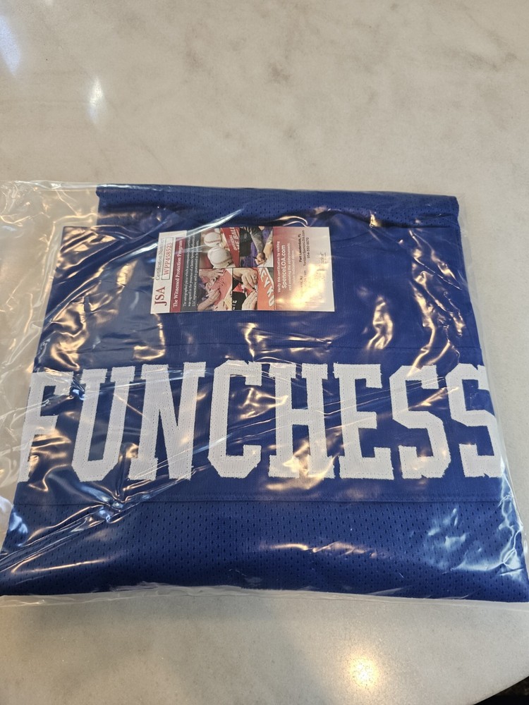 Devin Funchess Autographed/Signed Jersey JSA COA Please Read