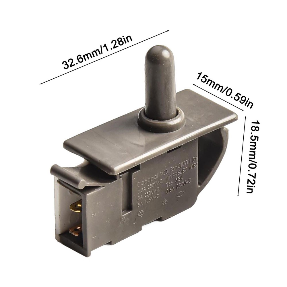 2 X Refrigerator Door Light Control Normally Closed Push Button Switch NEW