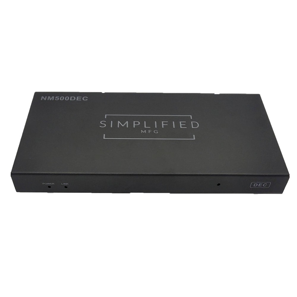 Simplified MFG NetMatrix 500 Series 1080p H.264/265 Decoder