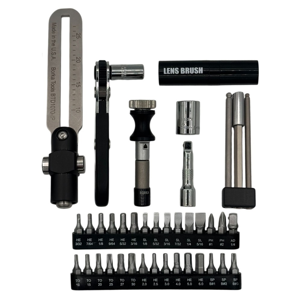 Borka Standard Configuration Tool Kit w/ 3pc. Extension Bit Set #BTK-E1