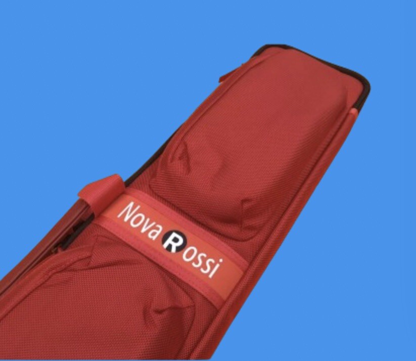 CUE CASE NOVAROSSI 2x4 RED ( SOFT CASE ).