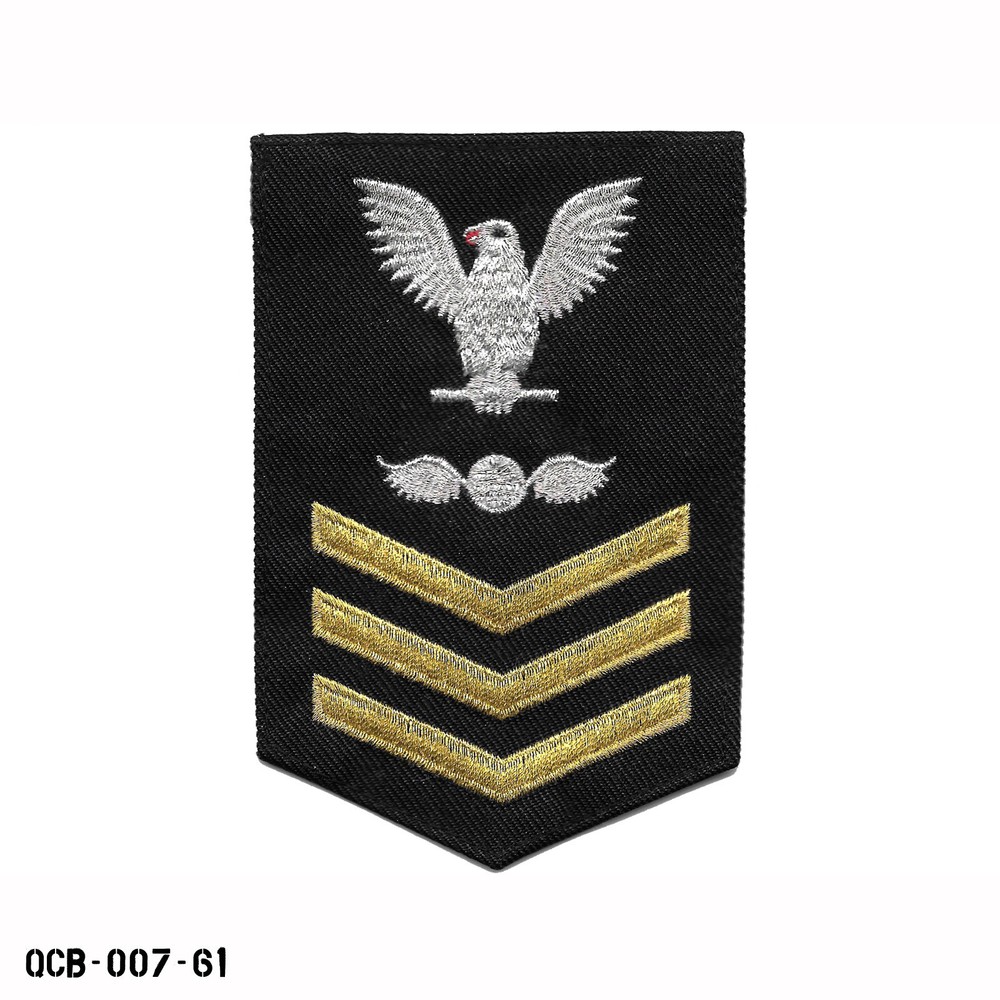 Aviation Electronics Mate Patch US Navy Petty Officer 1st Class E6 Female ~ NEW