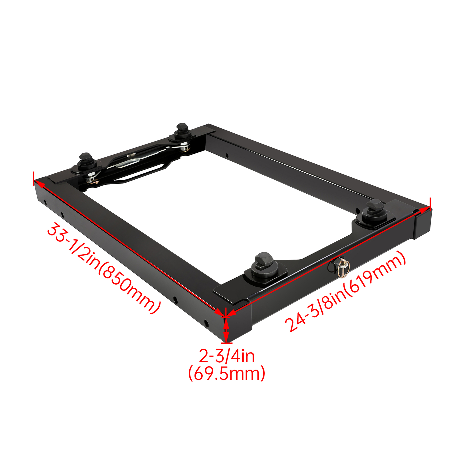 For Ford F350 F250 Super Duty 11-20 5th Wheel Hitch Adapter w/Handles Hitch Prep