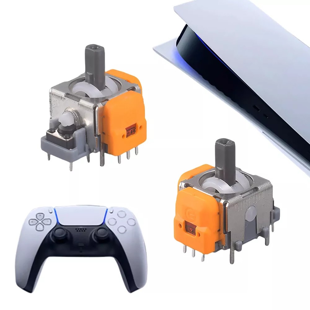 10Pcs New 3D Hall Effect Joystick Module For PS5 Dualsense Controller Accessory