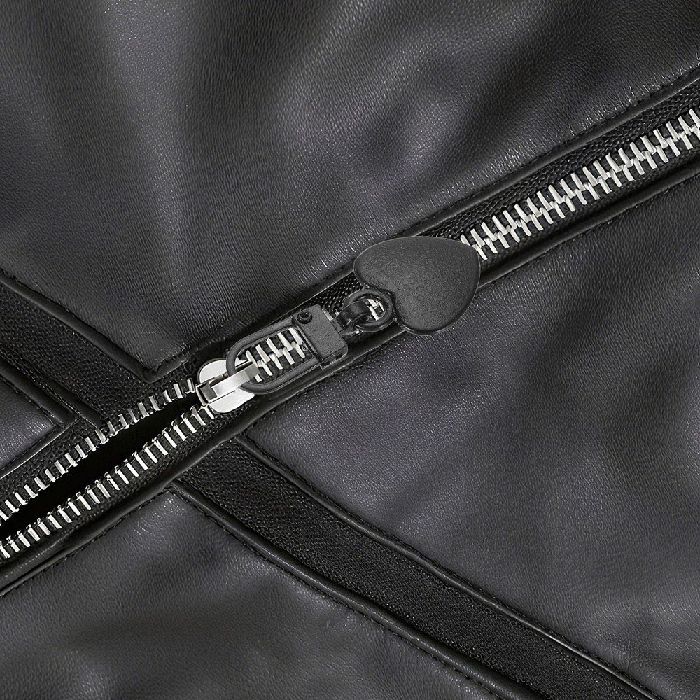 16 Pcs Zipper Pull, 1.77 Inch Metal 8 Type Zip Puller Zipper, Black