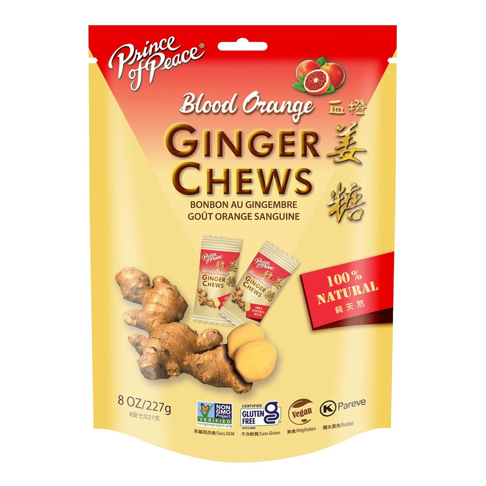 Blood Orange Ginger Chews