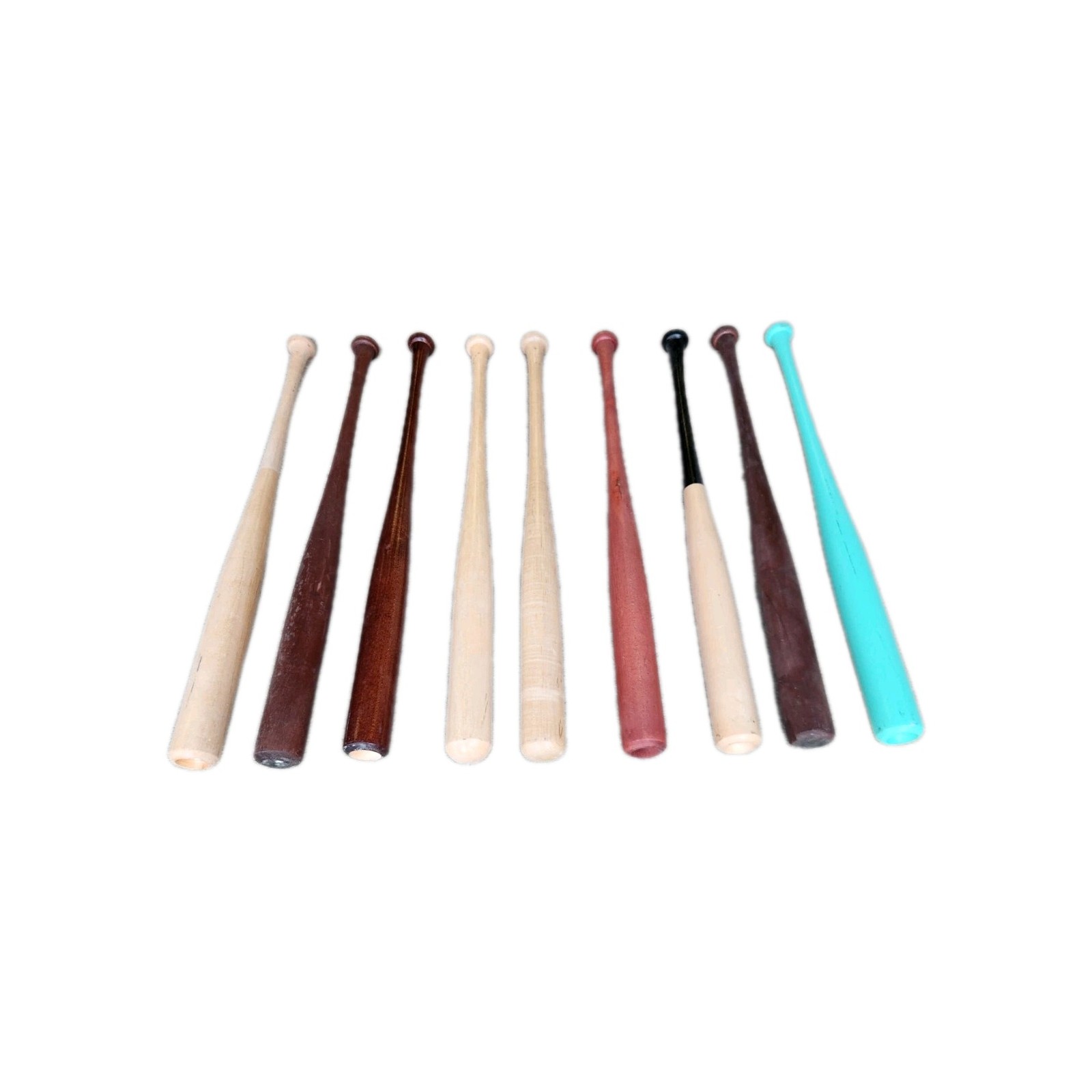 9- 30" Mixed Model Wood Baseball Maple Blem Bats
