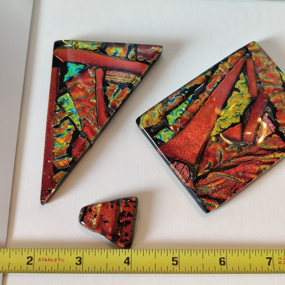 Multicolor Ammolite On Mat For Framing Wall Art