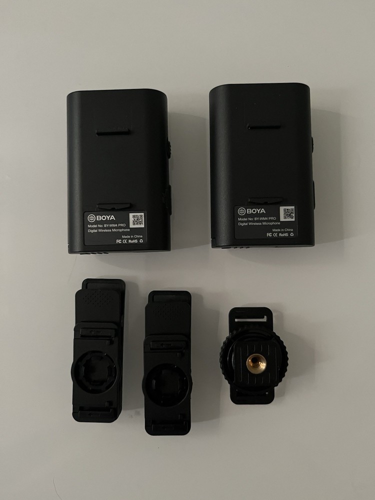 BOYA BY-WM4 PRO Wireless Lavalier Microphone System, Omnidirectional, Universal