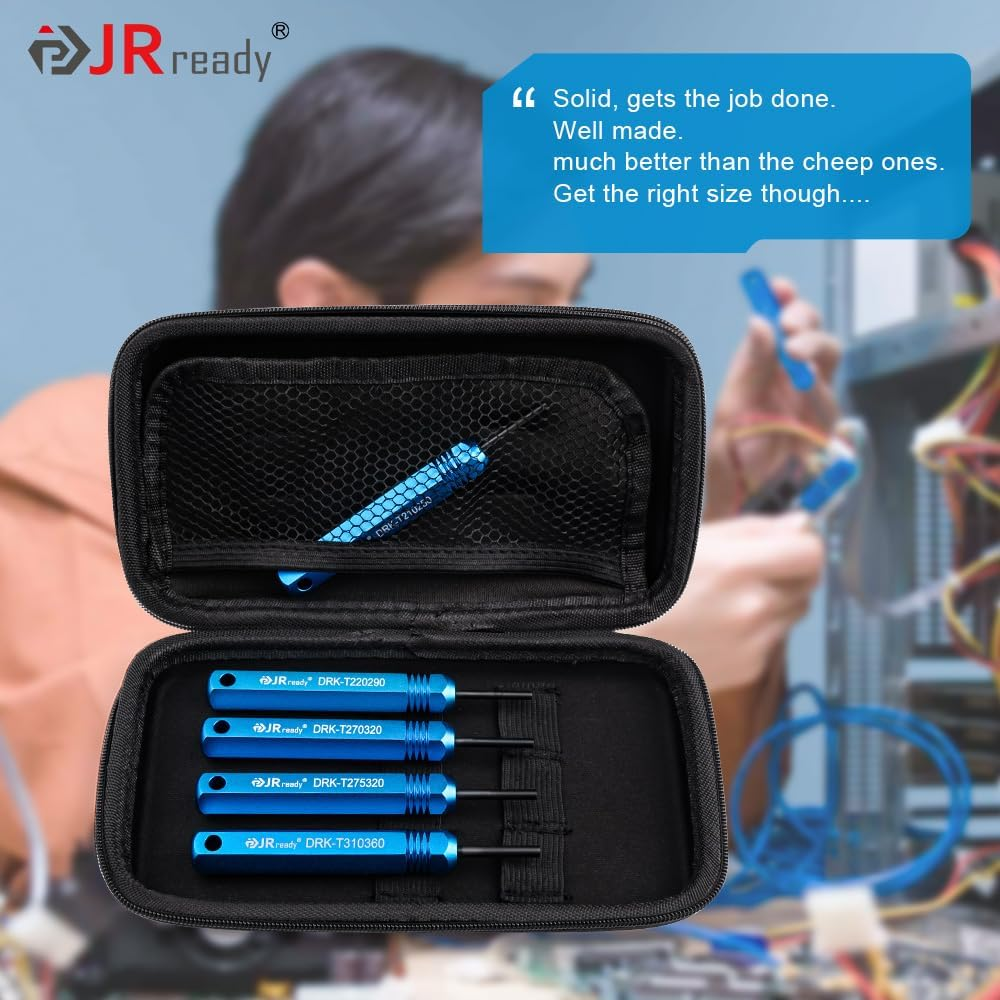 Jrready ST5228 Extractor Tools,Removal Tools Kit for JST/AMP .062" /Molex .062"