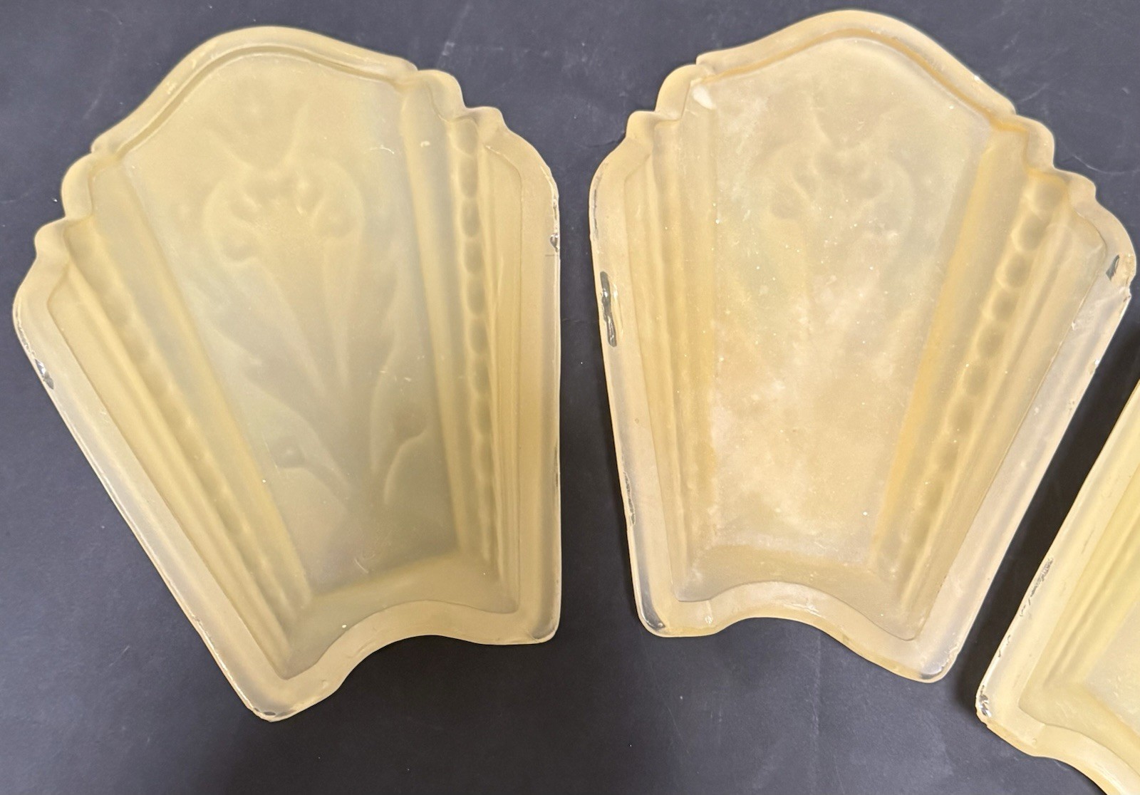 Art Deco Virden Berkely Slip Shades Total of 3 Available