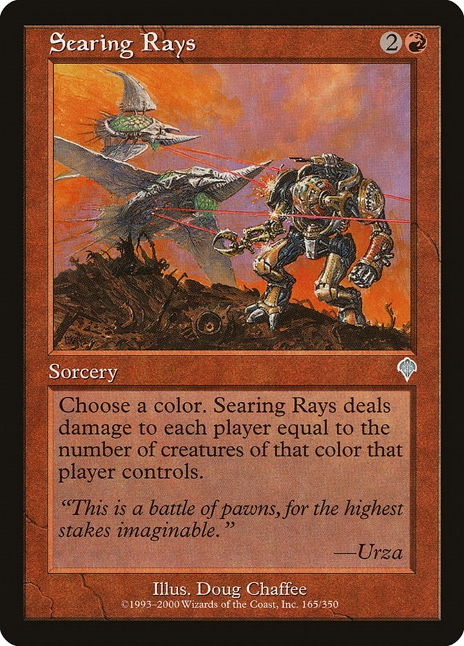 Searing Rays Invasion 165 MTG MP