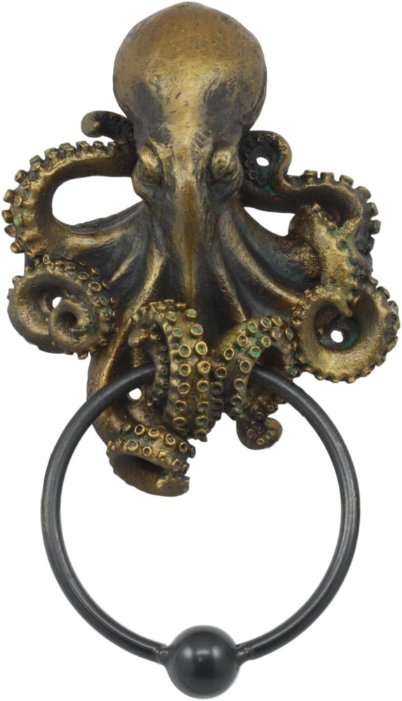 Deep Ocean Creature Octopus Kraken Warrior Decorative Resin Do