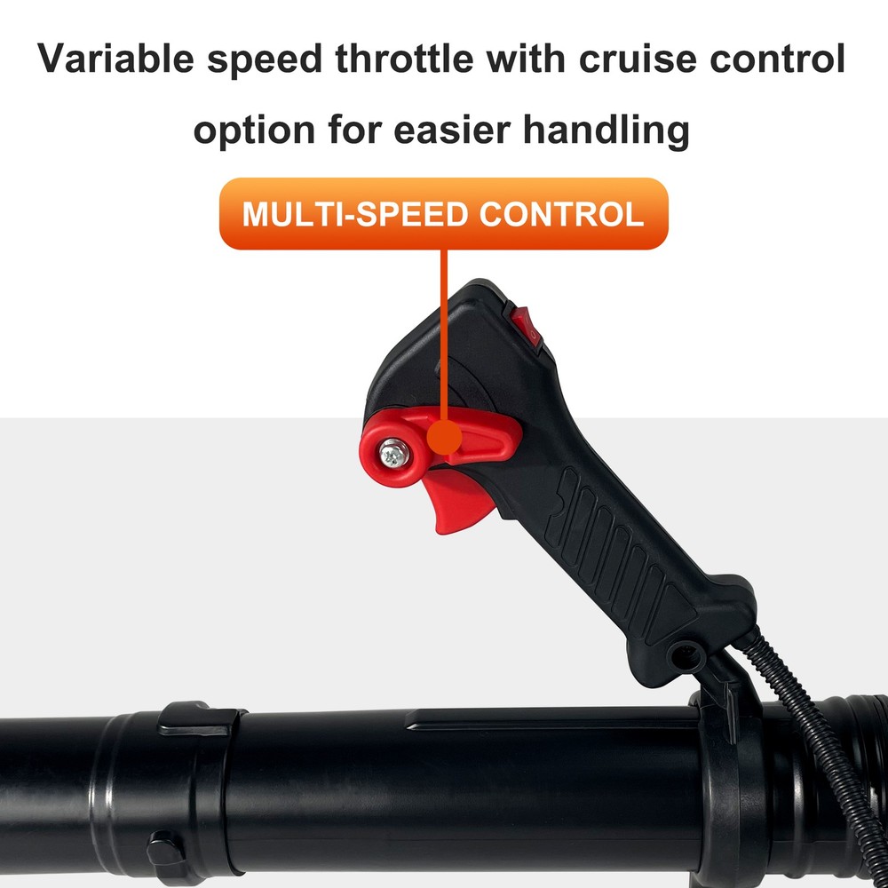 Backpack Gas Leaf Blower,76CC,660CFM,200MPH