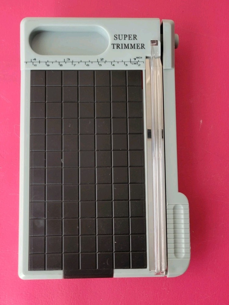 Super Trimmer Mini Paper Trimmer W/ Storage Compartments