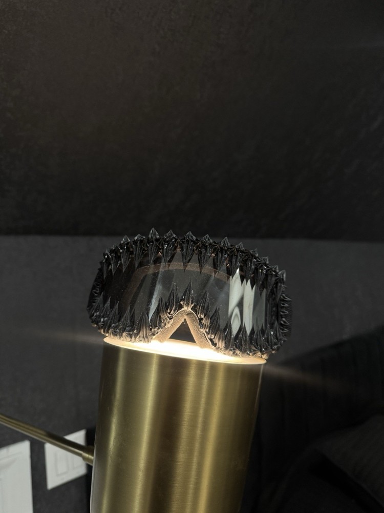 Black Spiked Ski Goggles Adjustable Strap