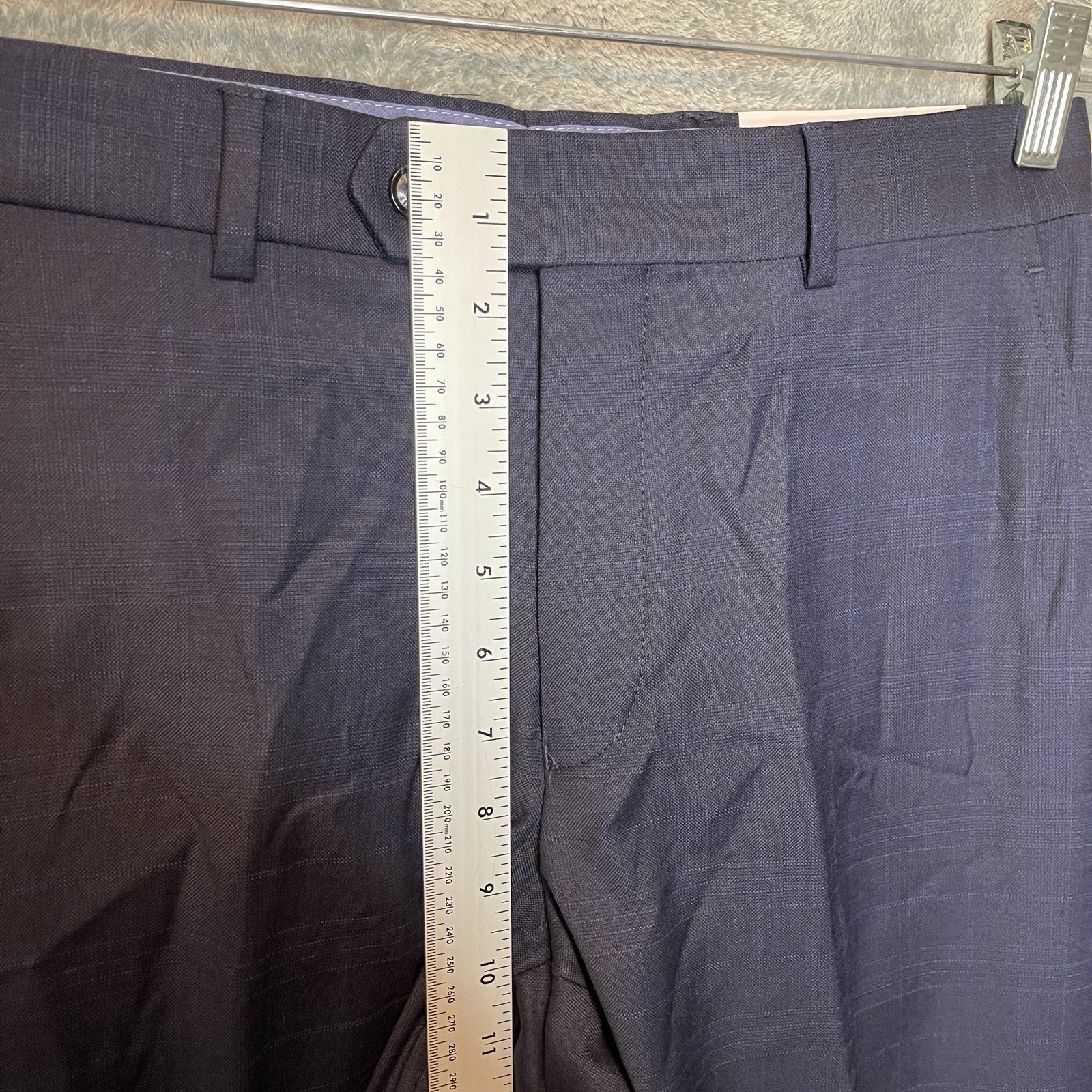 Tommy Hilfiger Mens Modern Fit TH Flex Stretch Solid Performance Pants Navy