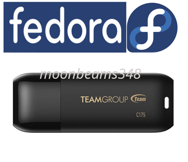 Fedora 42 Gnome 64 Bit FAST 32 Gb Usb 3.2 Drive Linux Bootable Live / Install