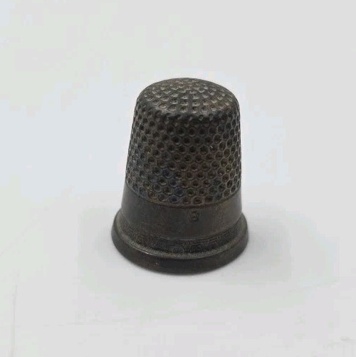Antique MKD Sterling Silver Thimble