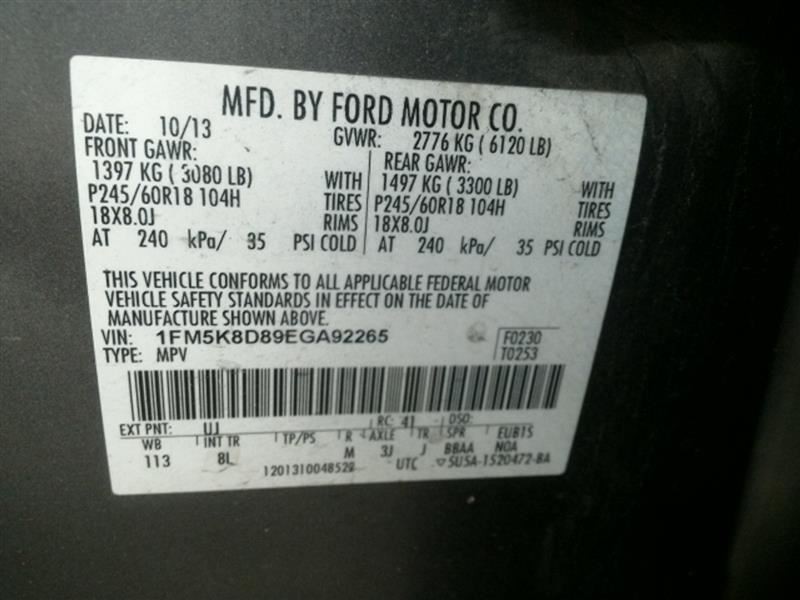 Blower Motor Main Fits 12-19 EXPLORER 103986480