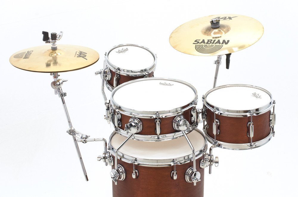 TreeHouse Custom Drums 4-piece Plied Maple Cocktail Kit w/DW Bits