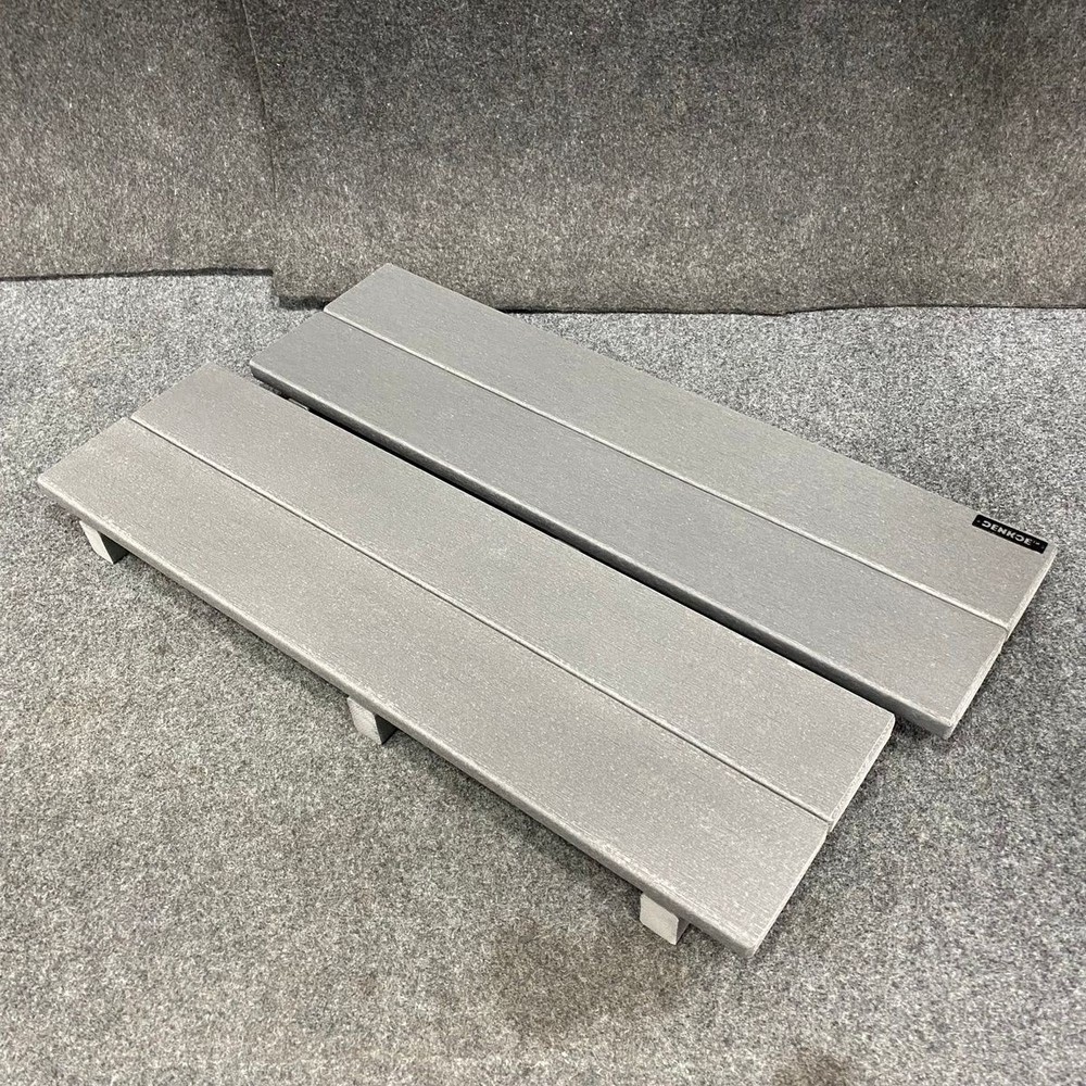 DENKOE Hot Tub Steps Graphite Gray Finish Brushed *