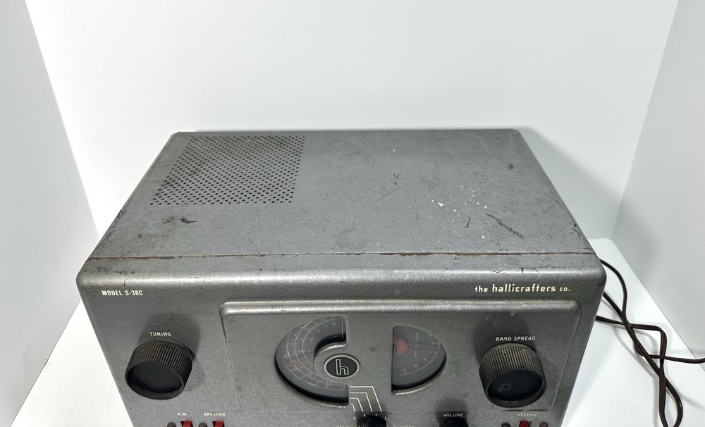 Hallicrafters Shortwave Radio Model S-38C Tested Working!