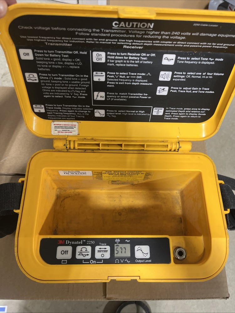 3M Dynatel 2250 Cable/Pipe Locator 3M Certified