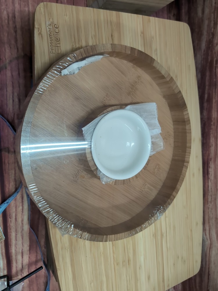 Chip & Dip Serving Tray. Gourmet Bambo New